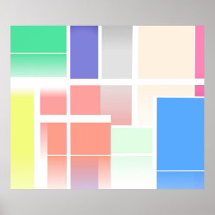 Arte abstracto Minimalista de Pastel