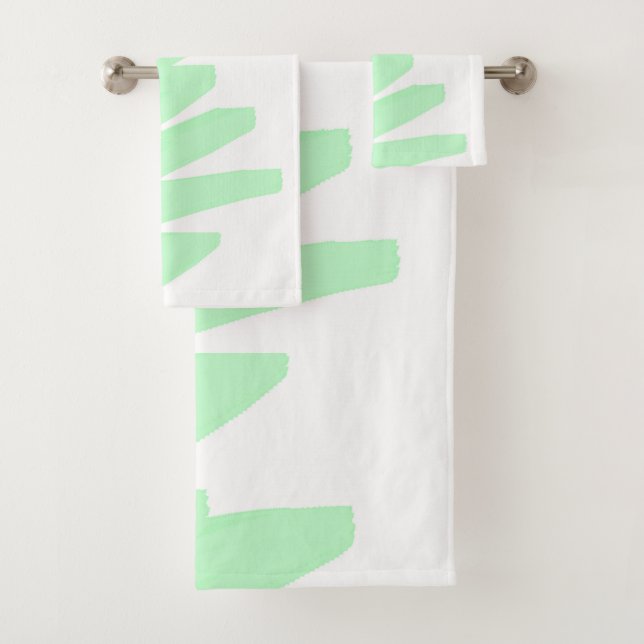 Arte abstracto minimalista turquesa pálido verde (In situ)