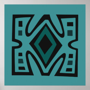 Arte abstracto moderno africano contemporáneo en t
