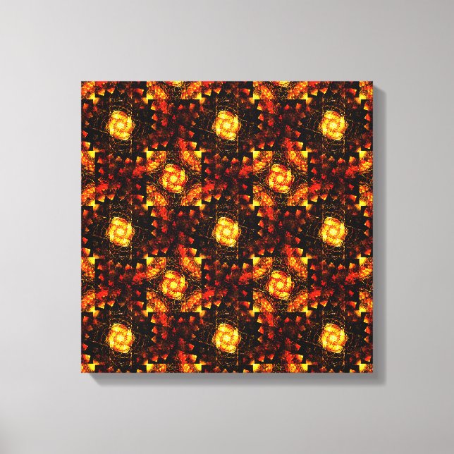 Arte abstracto moderno boho elegante dorado patrón (Anverso)