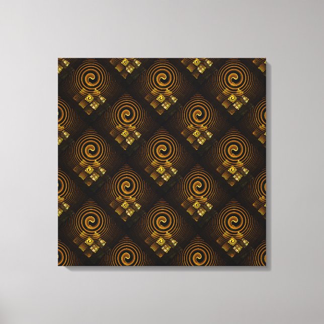 Arte abstracto moderno boho elegante patrón #502 (Anverso)