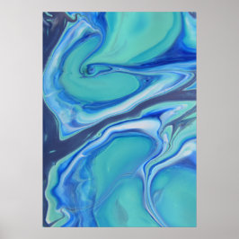 Arte abstracto moderno de mármol giratorio fluido