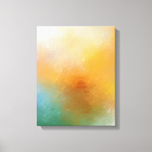 Arte abstracto moderno de moda azul amarillo rojo