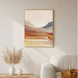 Arte abstracto moderno de terracota para decoració
