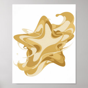 ARTE ABSTRACTO Moderno en Plata Diseño Gráfico