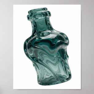 Arte abstracto moderno en plata Diseño gráfico v2