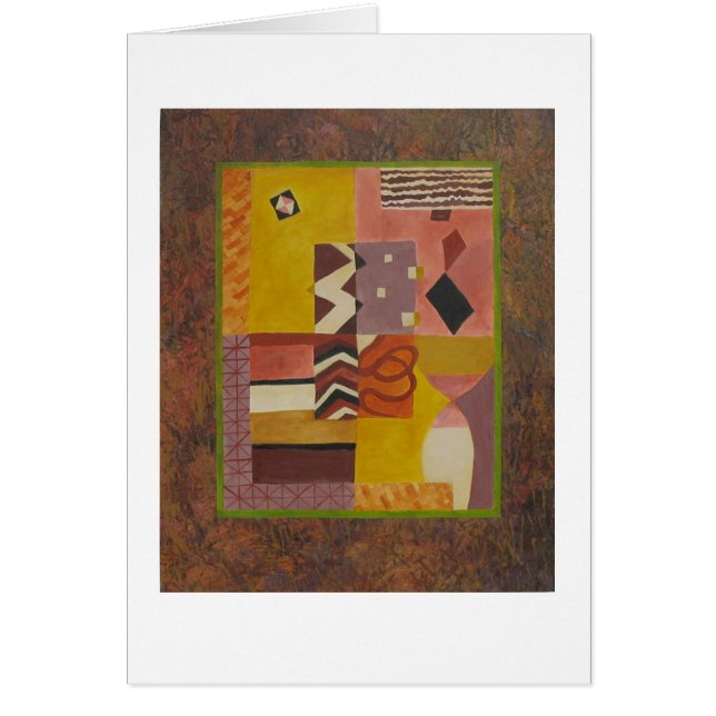 Arte abstracto moderno multicolor (Frente)