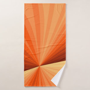 Arte abstracto moderno naranja rojo vainilla fract