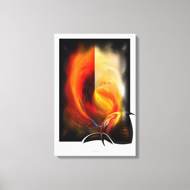 arte abstracto moderno obras de arte serdar hizli (Anverso)