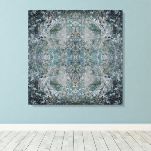 Arte abstracto moderno único en un ambiente brumos