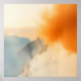 Arte abstracto neutro cálido borroso