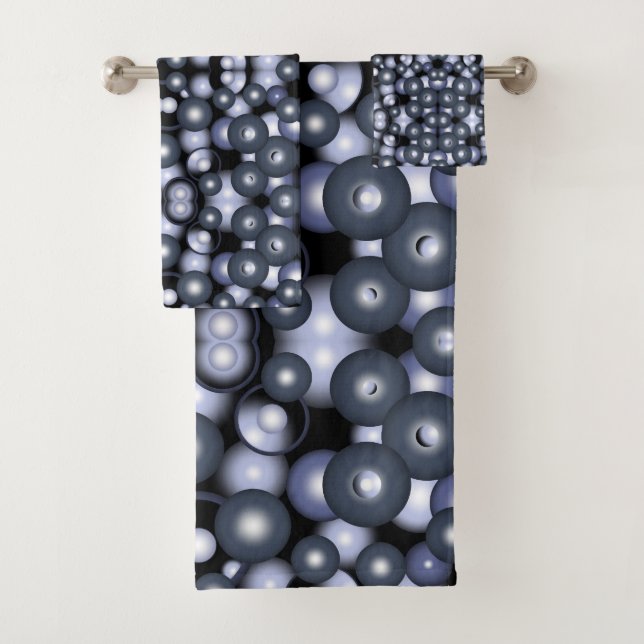 Arte abstracto orbital de círculo global concéntri (In situ)