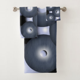 Arte abstracto orbital de círculo global concéntri