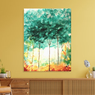 Arte abstracto paisaje grande decoración de arte o