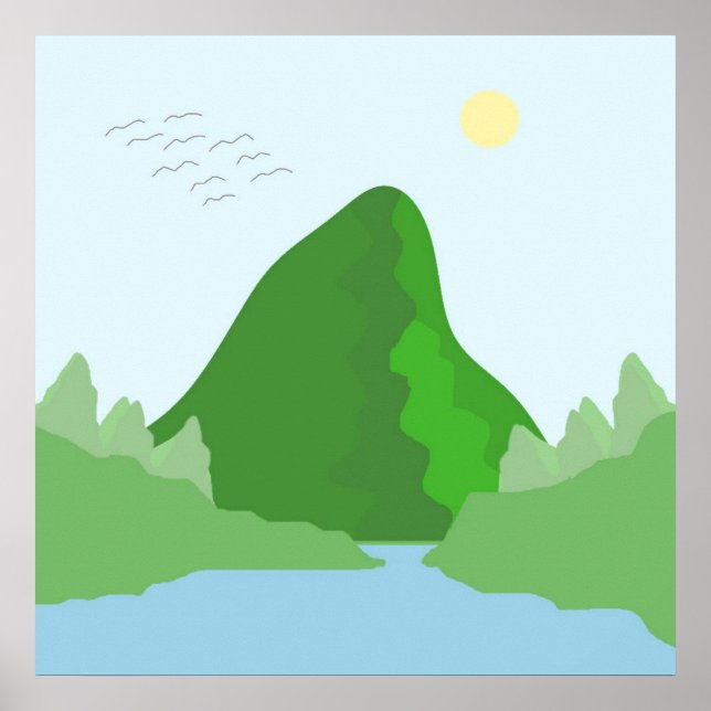 arte abstracto paisajístico (Frente)