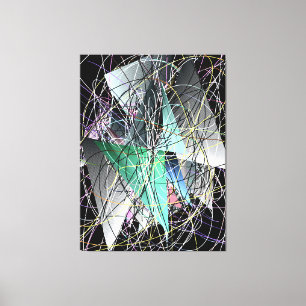Arte abstracto patrón geométrico 3D