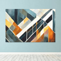 Arte abstracto pintado tono tierra 