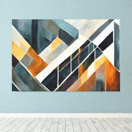 Arte abstracto pintado tono tierra 