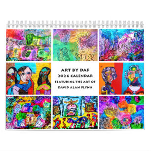 ARTE ABSTRACTO POR DAF 2026 Calendario