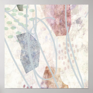 arte abstracto poster decoración de arte mural mod