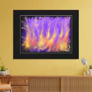 Arte abstracto profético cristiano Fuego del Espír