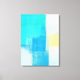 Arte abstracto "profundo" turquesa