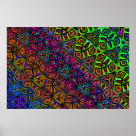 arte abstracto psiquínico-multicolor diagonal