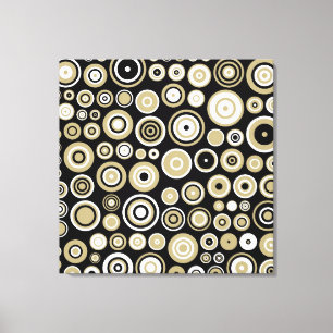 Arte abstracto retro - Lienzo envuelto