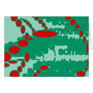 arte abstracto rojo y verde 1123