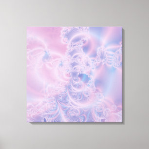 Arte abstracto rosa brillante