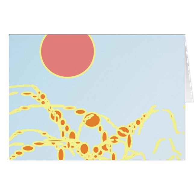 arte abstracto rosa y naranja 1276 (Anverso (Horizontal))