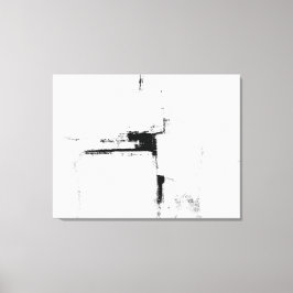 Arte abstracto "surround" en blanco y negro