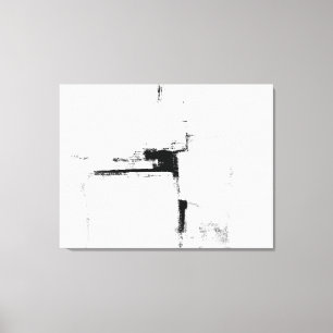 Arte abstracto "surround" en blanco y negro