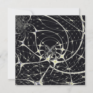 Arte abstracto Telaraña dorada