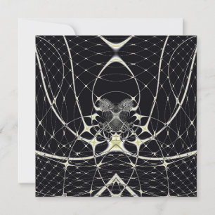 Arte abstracto Telaraña dorada