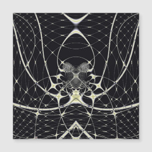 Arte Abstracto Telaraña Dorada