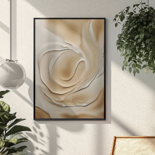 Arte abstracto tendencia neutros beige