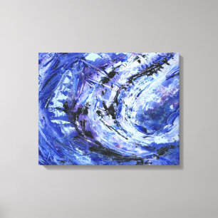 Arte abstracto 'Tonos de azul'