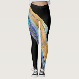 arte abstracto transferido a tus leggings