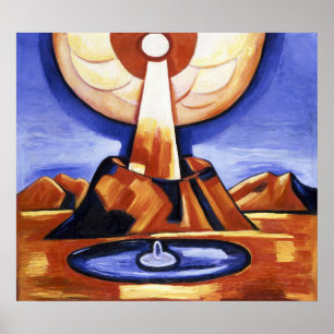 Arte abstracto vintage de Marsden Hartley Yliaster