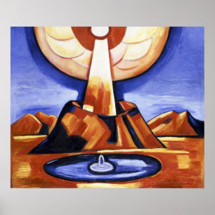 Arte abstracto vintage de Marsden Hartley Yliaster
