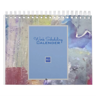 Arte abstracto y calendario bíblico mensual Verse