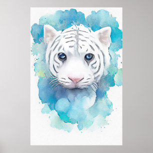 Arte acuarela sobre la naturaleza animal salvaje d