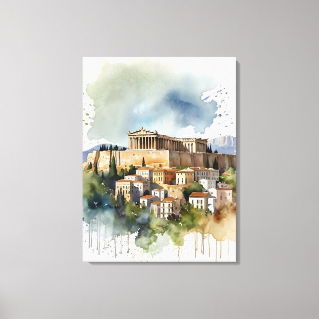 Arte acuático de Atenas Grecia (Anverso)
