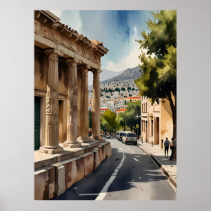 Arte acuático de Atenas Grecia