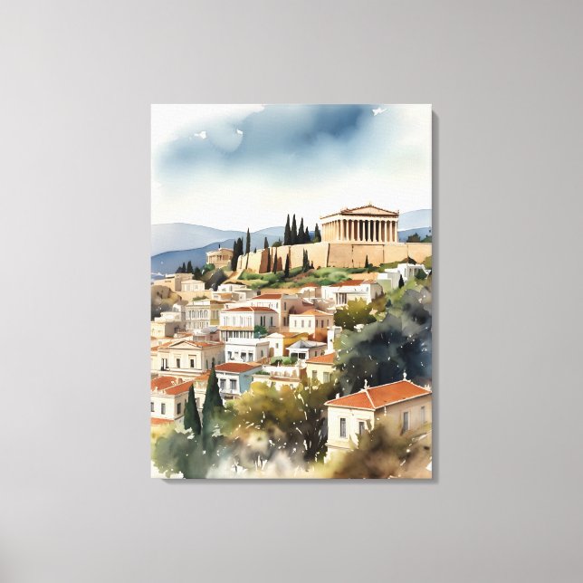 Arte acuático de Atenas Grecia (Anverso)