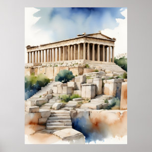 Arte acuático de Atenas Grecia