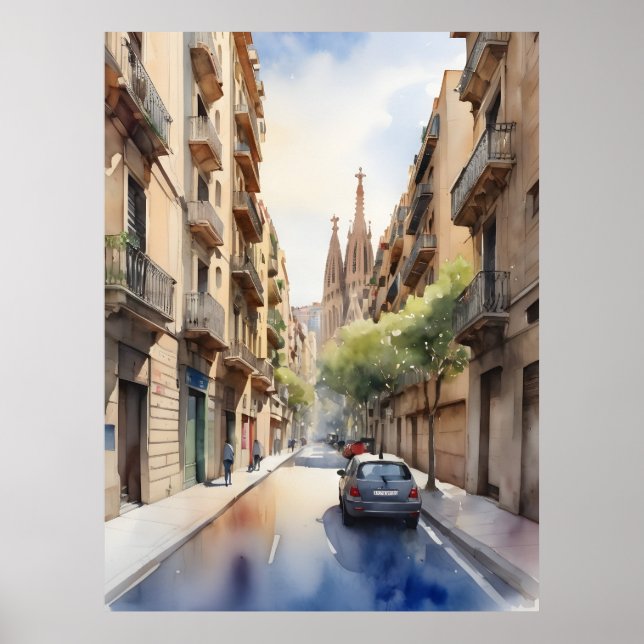 Arte acuático de Barcelona (Frente)