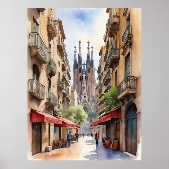 Arte acuático de Barcelona (Frente)