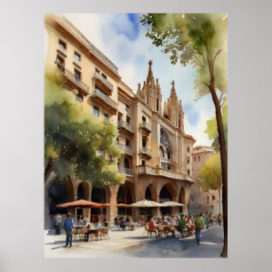 Arte acuático de Barcelona